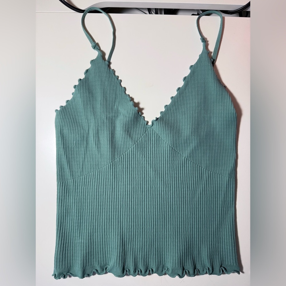 Free People Easy To Love cami Ribbed Women's Top Colour Jaded